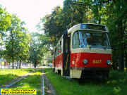 Nedle 28. kvtna 2005. Zbvaj necel ti dny a tak tato zlohov tramvaj bude minulost...