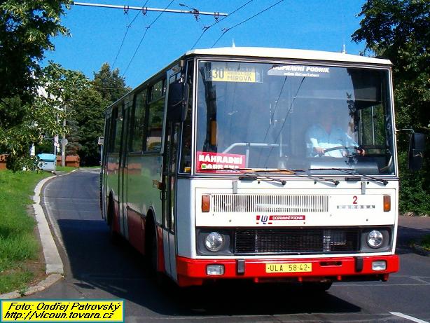 Na pt dn se pten linkou na sdlit Hornick stala nhradn autobusov linka slo 30