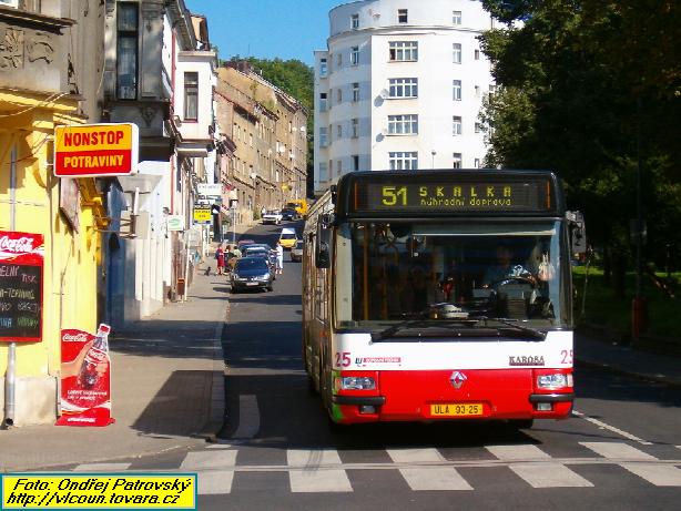 Citybus jako nhradn doprava za linku slo 51 pijd ze zastvky Hilarova a m do centra